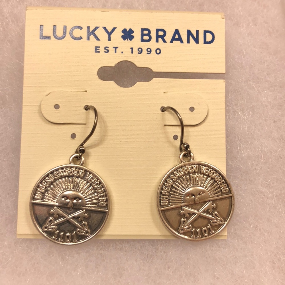 Lucky Brand Earrings! Silver! New with tags!